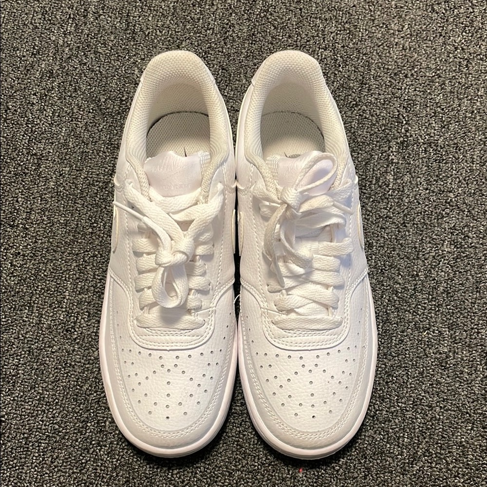 Nike Kids Air Force 1 White Sneakers